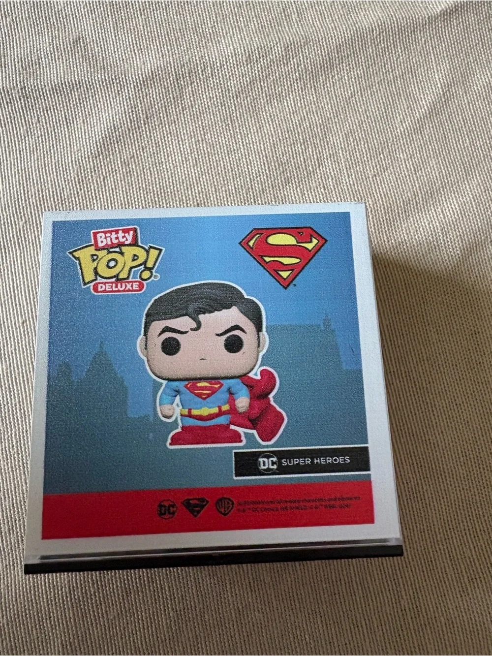 Funko Bitty Pop Deluxe Superman with Metallic Partner - 1inch figures